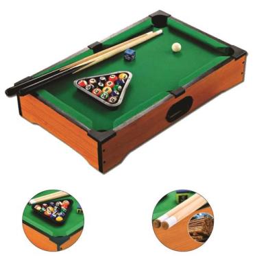 Imagem de Mini Mesa Bilhar Sinuca Infantil Completa Mesa De Snooker - Atelie Cen