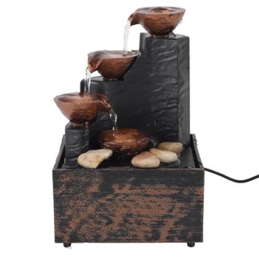 Imagem de Generic Enfeites de água Corrente, Fonte de Cachoeira de Mesa Interna Durável Decorativa de Feng Shui Usb Elegante para Casa Sala de Estar
