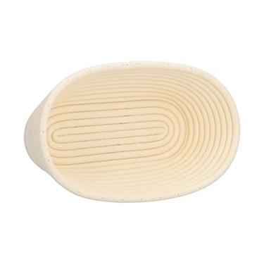 Imagem de GLOGLOW Outras Ferramentas e Acessórios de Cozimento Ferramenta de Cozimento de Plástico para Massa Fermentada e Prato de Frutas, Lavável, Cesta de Fermentação de Pão de Padaria Doméstica, Nan (Oval