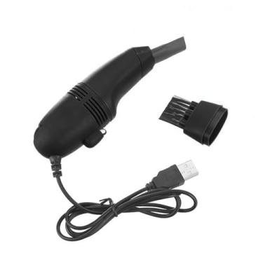 Imagem de EBTOOLS Mini Aspirador de pó Usb, Limpador de Teclado Portátil de Baixo Ruído e Grande Capacidade Com Interface Usb para Teclado de Computador, Laptop, Mesa (BLACK)