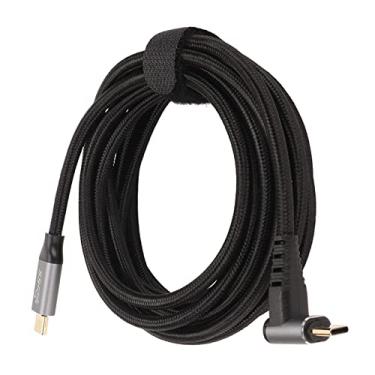 Imagem de Generic Cabo USB C de 90 Graus Cabo Durável 4K 60Hz PD100W para Steam Deck, de Carregamento Rápido Em Forma de L de Liga de Alumínio para Trabalho e Entretenimento (300cm)