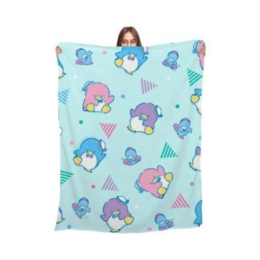 Imagem de Cobertor De Pelúcia Macio E Quente Com Estampa De Smoking Engraçada Pa