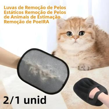Imagem de Luvas Reutilizáveis De Remoção De Pelos De Animais De Estimação Para C