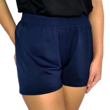 Imagem de Short Feminino Curto Soltinho Elástico Liso Suplex Pp ao Plus Size - K
