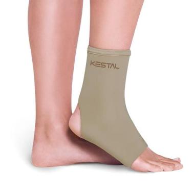Imagem de Tornozeleira Kestal Longa Bege, G