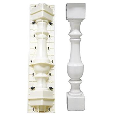 Imagem de Molde de varanda de concreto ABS resistente de 78 cm - Molde pré-fabricado reutilizável engrossado com fivelas embutidas, grau industrial para engenharia de construção (padrão 2)