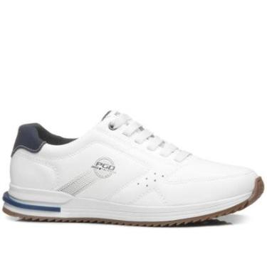 Imagem de Sapatenis Pegada Masculino em Microfibra Branco 171604-02-Masculino