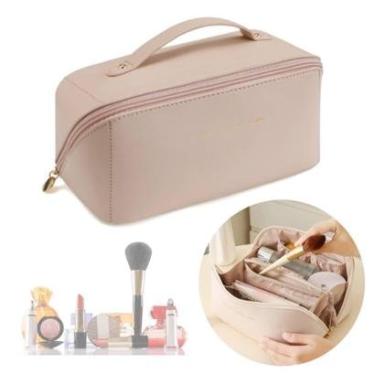 Imagem de Necessarie Feminina Com Divisórias Para Produto De Beleza Acessórios Maquiagem-Feminino