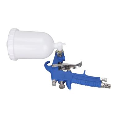 Imagem de aqxreight Pintor de Ar Pintor de Spray de Ar Pequeno Pulverizador de Tinta por Gravidade de Alto Volume e Baixa Pressão Manutenção Azul Mateiral e de Baixa Fabricação Consumo de Equipamentos Avançados