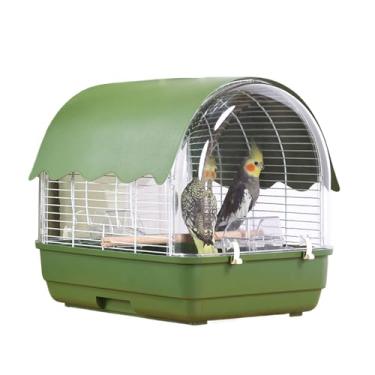 Imagem de Gaiola de Viagem para Aves - Transportador de Viagem Transparente para Aves | Gaiola Transportadora para Conures | para Periquitos Conures Calopsitas Canários Agapornis Mandarins Utilização
