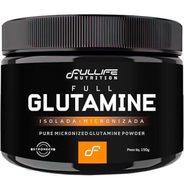 Imagem de Fullife Nutrition, Full Glutamine, Glutamina isolada e micronizada, Sabor natural, Sem açúcar, Pote, 150 gramas • 30 Doses