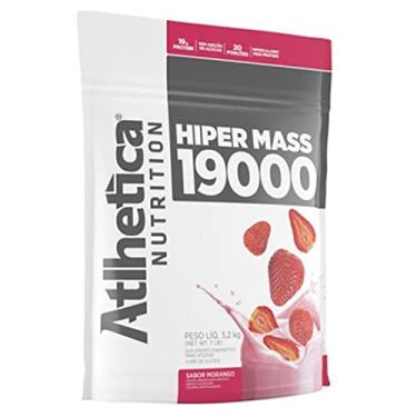 Imagem de Hiper Mass 19000 Refil Morango, Athletica Nutrition, 3200g