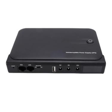 Imagem de FTVOGUE Fonte de Alimentação Ininterrupta UPS de 36 W, Energia de Backup Com Display LED Interfaces de Tensão Múltipla para Roteadores Câmeras Eletrônicos Pequenos (Plugue UE 220V)