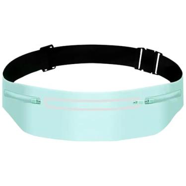 Imagem de Pochetes para mulheres, pochete à prova d'água para homens, cinto de corrida ajustável, bolsa de cinto de bolso expansível fina, bolsa de cinto, suporte de corrida para celular bolsa de cintura