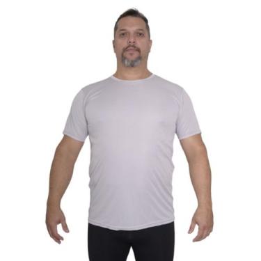 Imagem de Camiseta Plus Size Masculina Básica Dry Fit Academia Treino - FR Moda 