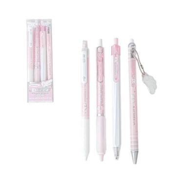 Imagem de Conjunto De Canetas Neutras Cute Angel 4PC, Canetas Gel Para Estudante