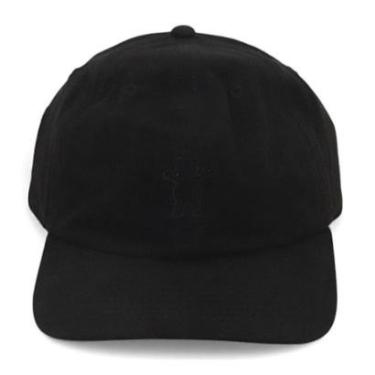 Imagem de Boné Grizzly Dad Hat Outline Mini OG Bear - Preto/Preto-Unissex