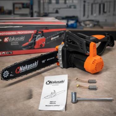 Imagem de Motosserra Elétrica Nakasaki 2000W Eletrosserra Sabre 48cm (220 Volts)