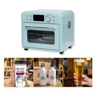 Imagem de Mini Forno Industrial 3D TPFoto Prensa para Sublimação 16 Litros - 220V