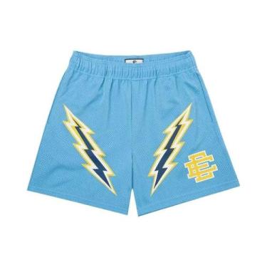 Imagem de Bermuda De Praia Masculina De Verão Em Malha Eric Emanuel Para Fitness