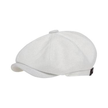 Imagem de Chapéu Retro Masculino Estilo Newsboy Primavera Outono Unissex Boina O