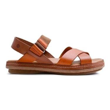 Imagem de Sandália em Couro New Face 21821 Marrom-Feminino