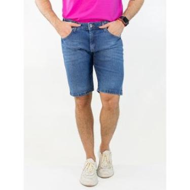 Imagem de Bermuda Masculina Jeans Skinny Clássica Algodão Anticorpus-Masculino
