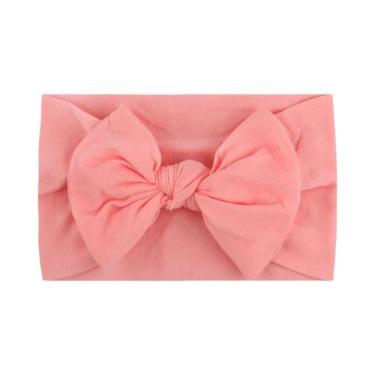 Imagem de Faixa De Cabelo Elástica De Tricô Para Meninas, Acessório Infantil De 
