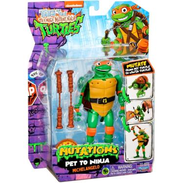 Imagem de Boneco Tartaruga Ninja Michelangelo 2 em 1 Sunny - 3671