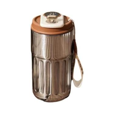 Imagem de Garrafa Térmica De Aço Inoxidável 450ML Com Display Inteligente De Tem
