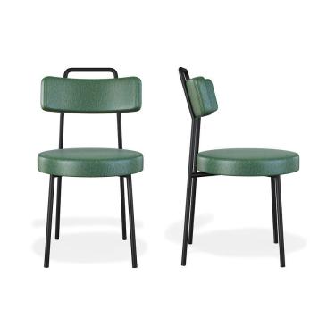 Imagem de Conjunto 02 Cadeiras Bock Courissimo Verde - Ssx Multicoisas