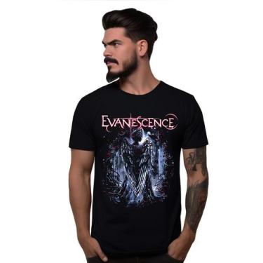 Imagem de Camiseta Preta Banda Evanescence Bomber Rock, G