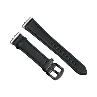 Imagem de Pulseira De Couro Microfibra Para Samsung Galaxy Watch Fit 3, Acessóri