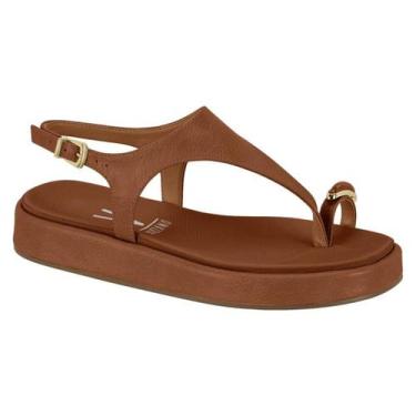 Imagem de Sandália Feminina Asa-delta Flatform Vizzano 6506127, Mocca, 36