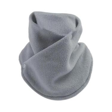 Imagem de Cachecol Feminino De Inverno Quente Em Lã De Cordeiro, Gola Protetora 