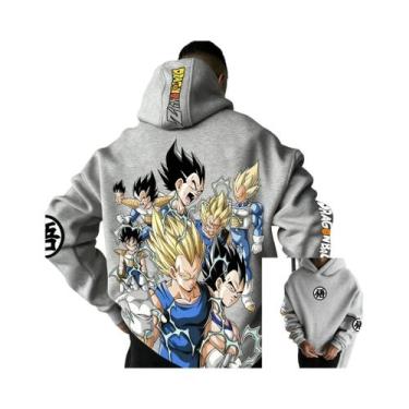 Imagem de Hoodie Unissex Dragon Ball Z, Moletom De Algodão Com Estampa De Goku E