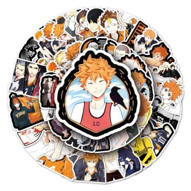 Imagem de Adesivos Haikyuu Anime em vinil impermeável, pacote de 52 unidades - y
