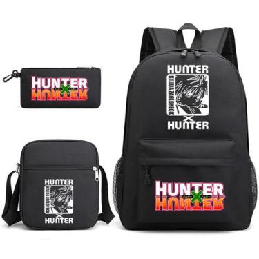 Imagem de Conjunto de mochilas: mochila escolar Hunters com bolsa mensageiro e e