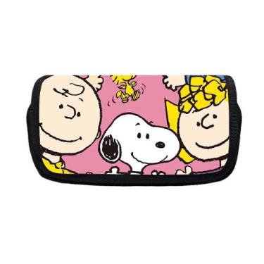 Imagem de Bolsa de lápis Snoopys Anime Pencil Box poliéster impermeável - Yiweis