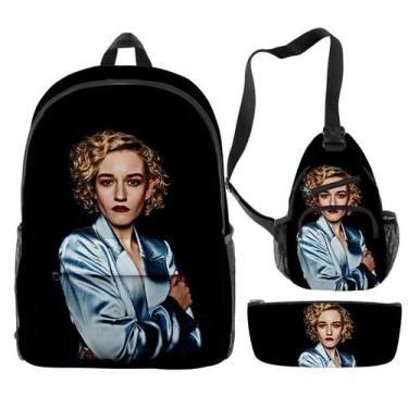 Imagem de Conjunto de mochilas Julia Garners Anime, 3 peças para mochila escolar