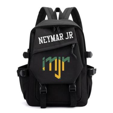 Imagem de Mochila escolar para crianças Soccer Star Neymar Oxford 29x13x42cm - y