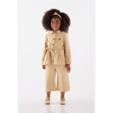 Imagem de Jaqueta Trench Coat Infantil Feminina em Sarja Up Baby-Feminino