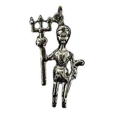 Imagem de Pingente Orixá Exú em Metal - Escolha na Cor - Bialluz, Exú imagem 3, 