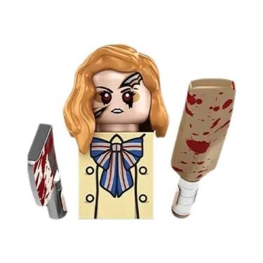 Imagem de Boneco Miniatura De Bloco De Montar Assassinos Palhaços Do Filme De Te