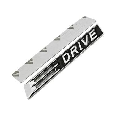 Imagem de Emblema De Metal 3D BMW X Drive Para Porta-Malas Traseiro E Adesivos L