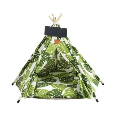 Imagem de Tenda Teepee Portátil Lavável Para Animais De Estimação, Removível, Pa