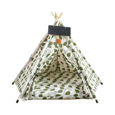 Imagem de Tenda Teepee Portátil Lavável Para Animais De Estimação, Removível, Pa