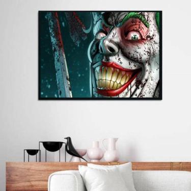 Imagem de Quadro Decorativo Artístico - Coringa Sorrindo