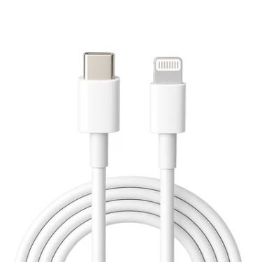 Imagem de Cabo Usb-c Para Iphone Lightning 1m - Carga Rápida 20w Pd E Dados - Branco