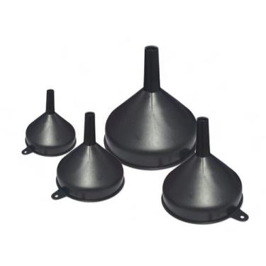 Imagem de Kit 4 Funil de Plastico Cozinha Dosador Universal G M P e PP - Plasdur